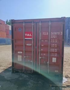 Watertight Second Hand 20ft GP Standard Dry <b>Container</b> Corten Steel 33CBM Capacity for Global Logistics Transportation - Product Image 1
