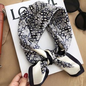 Nouvelles Écharpes en Twill pour Femmes, Foulards Floraux d'Été pour Poignée de Sac, Écharpes Carrées en Soie Satinée pour Dames de Bureau, Vente en Gros, Nouvelle Mode - Product Image 1