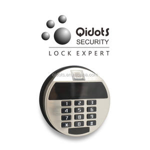 قفل خزنة إلكتروني مدمج بشاشة من سبائك الزنك والفولاذ، يفتح ببصمة الإصبع أو الرمز، مضاد للسرقة وعالي الأمان للمجوهرات وملفات المكتب - Product Image 1