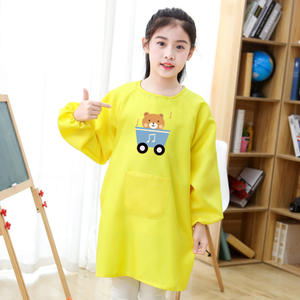 <span class=keywords><strong>Delantal</strong></span> de Arte para Niños con Bolsillo, Delantales de Pintura para Niños Artistas con Manga Larga - Product Image 6