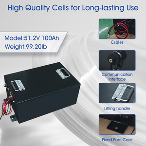 51.2V 105Ah LiFePO4 Golf Arabası Aküsü 5.12KWh Bluetooth 25A Hızlı Şarj Cihazı Elektrikli AGV YCSTPOWER YCST-GC-48105-P 3 Yıl Garantili - Product Image 3