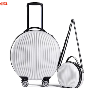 18-inch Red Black Abs+pc Ins <strong>Hot</strong> Travel Luggage Bag Set Modern Cartoon Lady Trolley Suitcase <strong>Carry</strong>-on For Cosmetics Makeup <strong>Case</strong> - Product Image 6