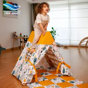 Jumbo Tent Cover for Climbing Triangle Machine Washable 100% Cotton Tent Wooden Piklers Triangle
