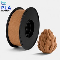 Filamen Printer 3D PLA 1.75mm 1KG Spool Kompatibilitas Universal untuk FDM Kekuatan Tahan Benturan Tinggi 26.6KJ/m Halus