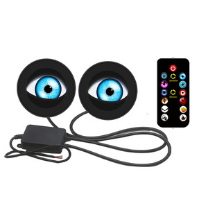 ชุดไฟติดมอเตอร์ไซค์แบบรีโมทคอนโทรล ADT พร้อมไฟตัดหมอก LED Dynamic Devil Eyes แบบ Wifi  ไฟ Devil Eye 8 ดวง 2 โหมด - Product Image 2