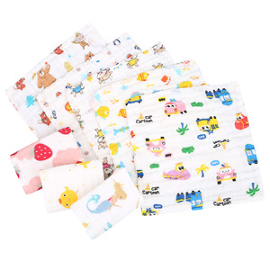 Vente en gros Serviette à salive Mouchoir doux en gaze <span class=keywords><strong>de</strong></span> <span class=keywords><strong>coton</strong></span> absorbante Petites serviettes carrées <span class=keywords><strong>pour</strong></span> bébés - Product Image 1