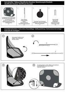 Portatile pieghevole 2 in 1 Obiettivo di Calcio di gioco del calcio di Formazione Pratica Netto per Sport Indoor e Outdoor - Product Image 6