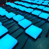 Tam Renkli Kare Noktalı Led Matris Işık Duvarı 8x8 Noktalı Panel Işık