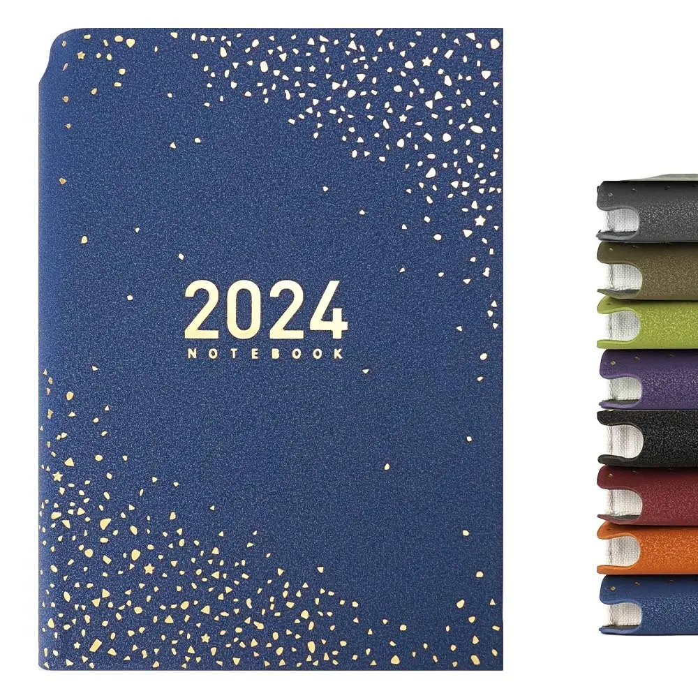 2024 planificateur couverture rigide journal personnalisé stationnaire planificateur Journal cahier cahier cahier bureau fournitures scolaires