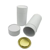 Emballage en tube de papier kraft imprimé sur mesure pour les cosmétiques, les huiles essentielles, les parfums et les flacons de soins de la peau 30ml 50ml 100ml