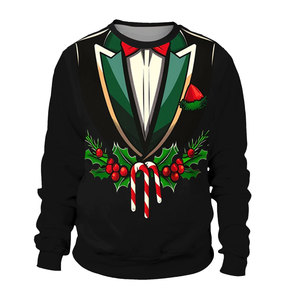 Sudadera de cuello redondo XL <span class=keywords><strong>para</strong></span> <span class=keywords><strong>hombre</strong></span>, holgada, de poliéster/raíón, con estampado digital de dibujos animados, antiarrugas, de peso pesado, <span class=keywords><strong>para</strong></span> otoño - Product Image 1