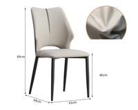 Chaises de salle à manger pour restaurant, design nordique moderne et luxueux, confortables, pour la maison