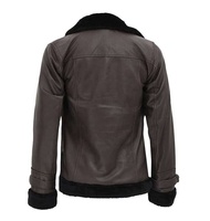 Blouson d'hiver en cuir fourrure marron pour femmes et jeunes filles, veste tendance en peau de mouton, cadeau de noël 2022