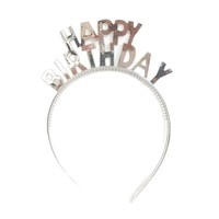 Usine En Gros Joyeux Anniversaire Coloré Sequin Couronne Bandeau Mignon Bande De Cheveux En Plastique avec Paillettes Point Chaud pour Les Enfants