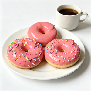 Donut de 9 cm para Aliviar el Estrés, Juguete Ecológico con Forma de Comida, para Niños y Adultos, Decoración de Escritorio - Product Image 3