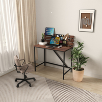 Mobilier de bureau Poste de travail mobile de petite taille Bureau pour PC Table d'ordinateur en mélamine simple