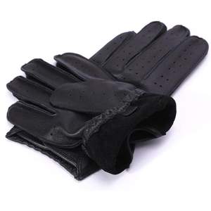 High Quality Men's Genuine Sheepskin Leather Full-Finger <b>Gloves</b> Winter <b>Warm</b> Comfortable Leather <b>Gloves</b> - Product Image 2