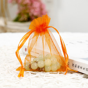 Petit sac fourre-tout en <span class=keywords><strong>organza</strong></span> <span class=keywords><strong>blanc</strong></span>, quantité minimale de commande personnalisé, bon marché, direct d'usine - Product Image 3