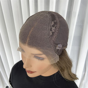 # Peluca de Cabello Virgen Natural Espresso WCT7, Peluca con Encaje Superior Hecha a Mano en Fábrica, Nudos Individuales, Línea de Cabello para Mujer, Lista para Enviar, Entrega Rápida - Product Image 6