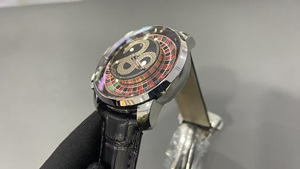 Reloj Mecánico Automático con Esfera de Esqueleto y Logotipo Personalizado, Caja de Acero Inoxidable y Correa de Cuero - Diseño Moderno - Product Image 3