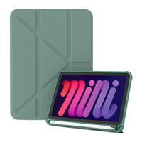 Étui de protection pliable en forme de Y pour tablette iPad2/3/4/5, coque demi-pliée multi-positions, mini 6/7, anti-chute avec emplacement pour stylet, étui en cuir