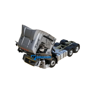 Camión de servicio pesado original 1:24 Sitrak C9H G7H HOWO, modelo de tractor de remolque, modelo de aleación de camión para Sinotruk - Product Image 2