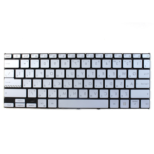 Teclado para Portátil con Diseño en Español, Compatible con X1402, Color Plateado - Product Image 2