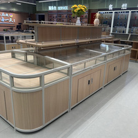 Meerdere design supermarkt-gondola displayschappen op maat gemaakte winkelrekken voor noten & snacks