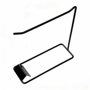 Présentoir à ongles carré, rond, en forme de cuillère, ovale, pour nuancier de couleurs, support d'affichage en fer noir, exclusivité magasin - Product Image 1