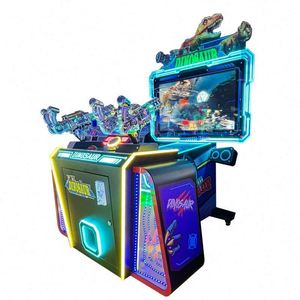 Nouvelle Machine de Jeu Vidéo de Tir Double Dinosaures pour Enfants, Grande Machine à Monnayeur pour Locaux de Divertissement, Guangdong - Product Image 1