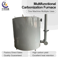 Machine à fabriquer du charbon écologique et durable, capacité de 1 à 3 tonnes/heure, facile à utiliser pour les coques de noix de coco et le bois
