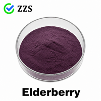 Leverancier van natuurlijk zwart vlierbessenextract Anthocyanidinen 10% 25% Vlierbessenextract