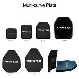 แผ่นเกราะป้องกันรูปทรงโค้งหลายจุด UHWMPE Araimd ของ China XINXING สำหรับเสื้อเกราะยุทธวิธี แผ่นเกราะป้องกันร่างกายสำหรับการรบ - Product Image 5