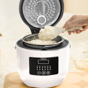 SL-Hot Sale 1L Mini Portable Rice Cooker Household Multi-Function Plastic Housing <b>With</b> <b>Paddle</b> & Measuring Cup Accessory Ricecook - Product Image 1