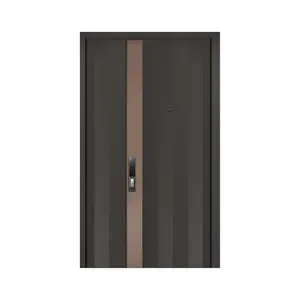 OPPEIN Modern Style Soundproof Anti-theft Safe Metal Composite Wooden Interior Doors