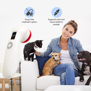 Dispositivo Portátil de Terapia Láser para Mascotas, 5 Piezas de 808nm + 10 Piezas de 650nm, para Alivio del Dolor en Animales Domésticos - Product Image 1