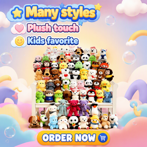 Orsetto di peluche Kawaii da 8 pollici, morbido, con cuore, premio per giochi arcade, all'ingrosso per fabbriche - Product Image 2