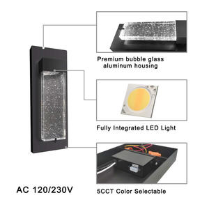 โคมไฟติดผนังภายนอกแบบกันน้ำ IP65 ขนาด 12 16 18 นิ้ว รุ่นโมเดิร์นการ์เดน  5CCT - Product Image 4