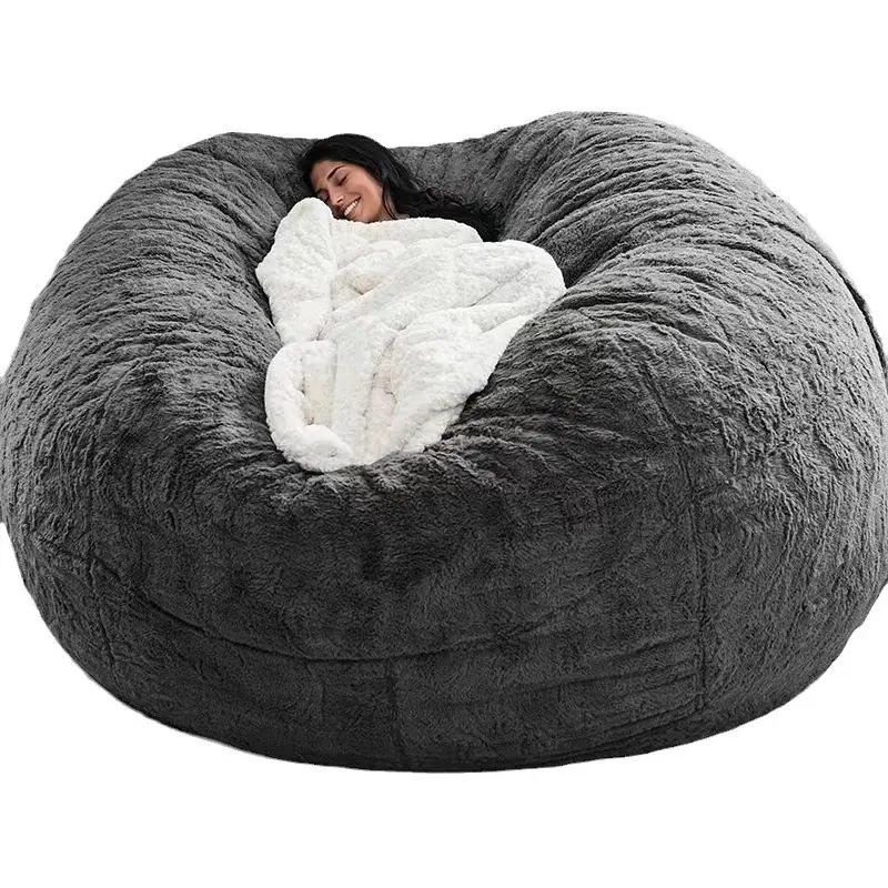 Pouf canapé mousse à mémoire de forme canapé paresseux éponge lit pouf chambre tissu couché salon chambre