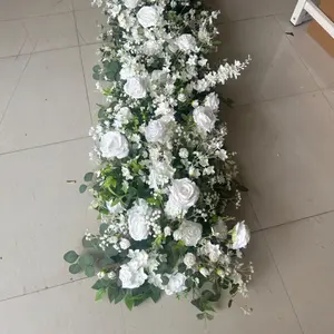 Decoración floral artificial estilo bosque con lirios del valle para bodas, mesas largas, mesas de reuniones y arcos. - Product Image 4