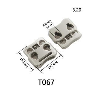 Tappi per cavo regolabile rotondo in metallo - Product Image 6