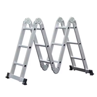 10 ans de vente d'usine EN 131 échelle en aluminium pliable multifonctionnelle moderne autoportante pour escalier de supermarché domestique
