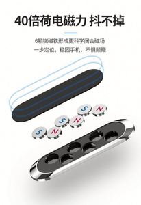 Soporte para Teléfono Móvil para Coche 2021, Último Modelo, Lavable, con Adhesivo, Soporte Magnético para Pared, Soporte para Teléfono Móvil para Coche - Product Image 4