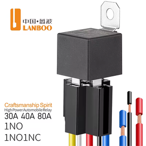 פלנבו 12v 24v מכונית ממסר 4 רגליים 5 רגליים הנוכחי גבוה 80a צופר מכונית עמיד - Product Image 3