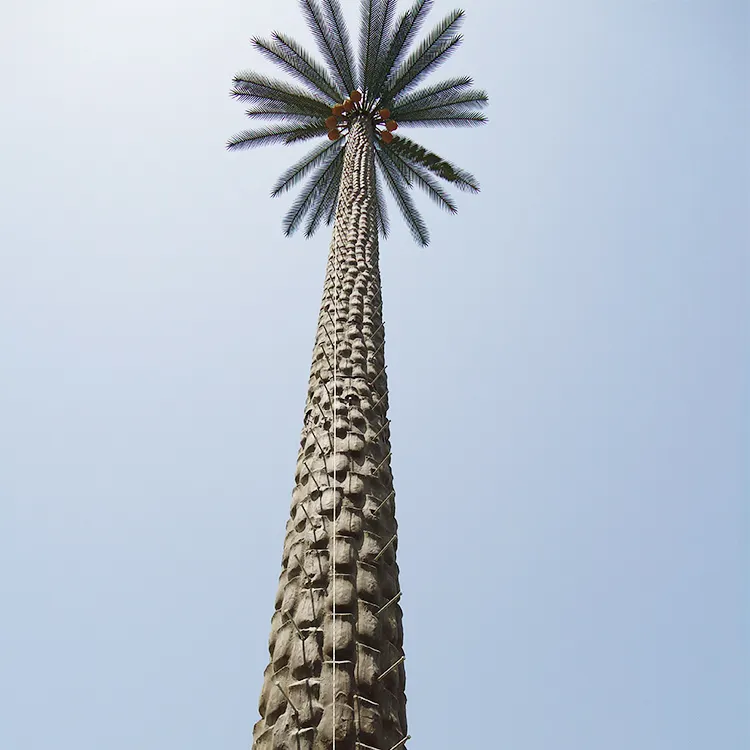 Palma Albero di Antenna di Comunicazione Alberi di Telecomunicazione Acciaio Monopole Torri Bionico Torre