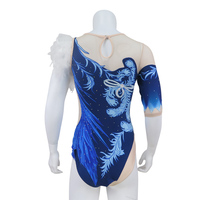 Vente Flash Justaucorps de Gymnastique Rythmique pour Femme en Spandex Brillant, Confortable et Personnalisable pour Adulte, Tenue de Danse de Performance Anti-Bactérienne