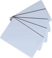 Tarjeta de PVC negro mate Cr80 impresa personalizada, tarjetas de negocios digitales en blanco, función impermeable