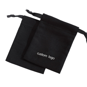 Vente en gros de sacs en coton biologique à cordon personnalisés avec logo imprimé, pochette pour bijoux - Product Image 4