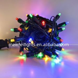 Ngoài trời không thấm nước 5 mét góc rộng hình nón đèn giáng sinh mini <span class=keywords><strong>LED</strong></span> <span class=keywords><strong>String</strong></span> ánh sáng cho Xmas <span class=keywords><strong>Tree</strong></span> kỳ nghỉ trang trí - Product Image 5