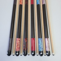 Xmlivet Nouvelles queues de billard de piscine à prix avantageux, 6 couleurs avec embout 3/8-18, bois d'érable domestique, queue de billard 9 boules, queues de club